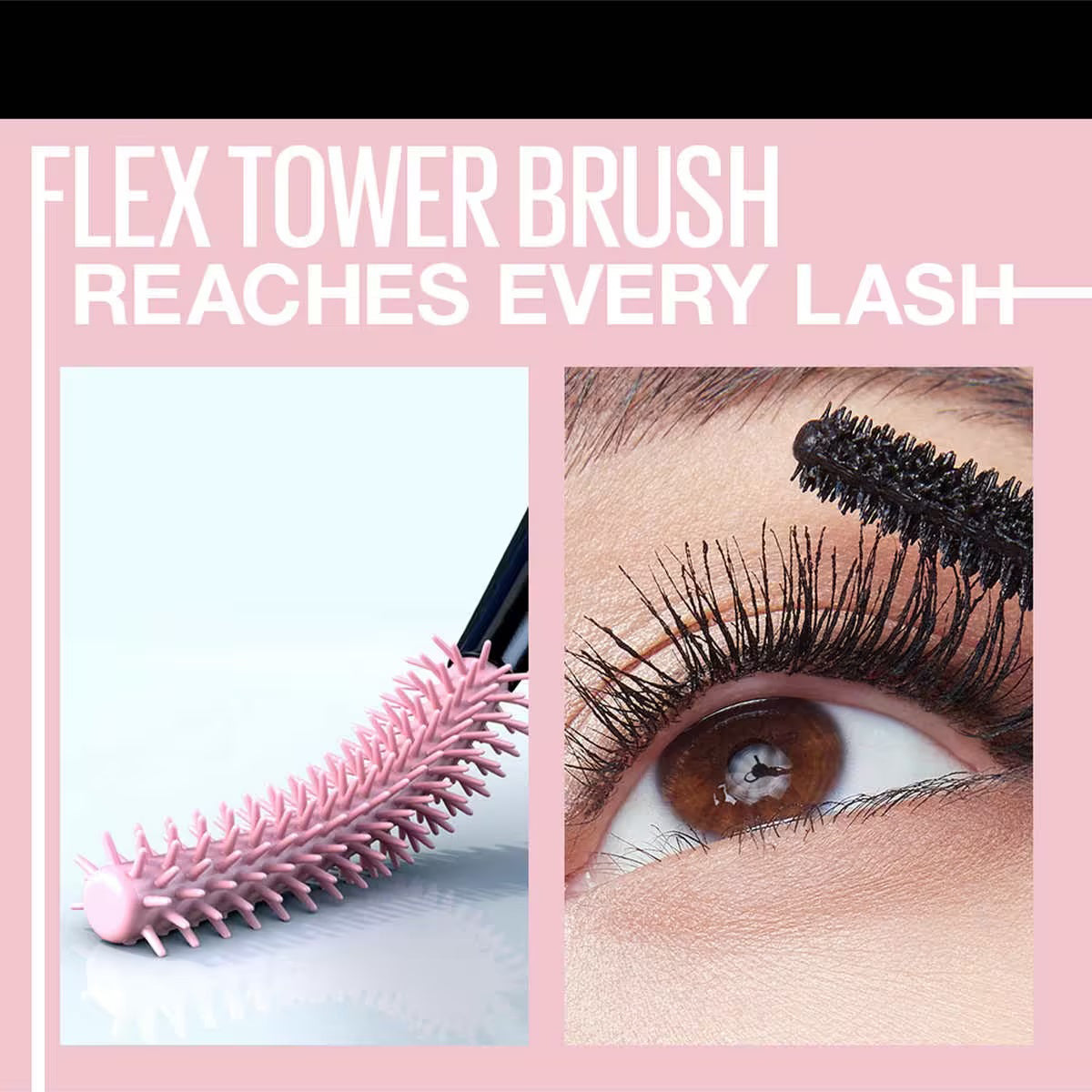 Sky High Eyeliner + Volumizing Mascara (2-in-1) – Waterproof, Long Lasting & Bold Lashes 😍