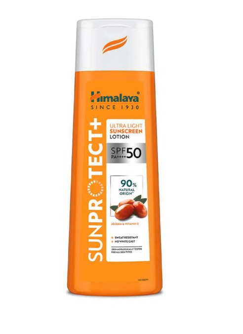 Himalaya Sun Protect+ Ultra Light Sunscreen SPF 50 PA+++ | Daily UV Protection