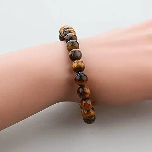 Tiger Eye Crystal Bracelet – Attract Confidence, Protection & Positive Energy 🔥