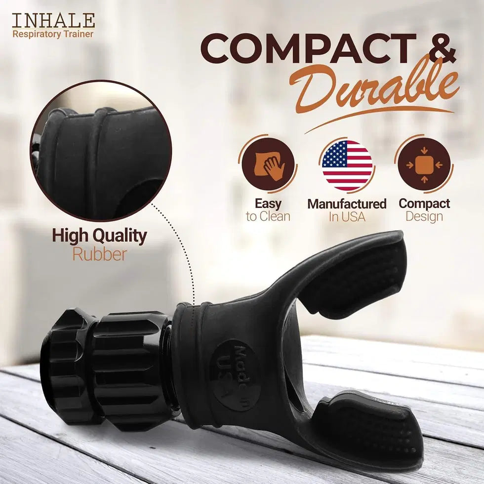 Breathing Exercise Device – Lung Strength Trainer | Improve Oxygen Level & Stress Relief