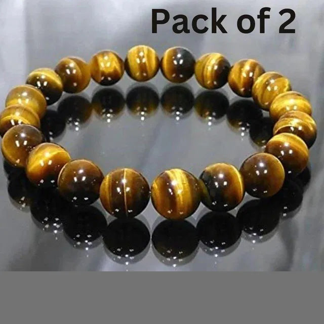 Tiger Eye Crystal Bracelet – Attract Confidence, Protection & Positive Energy 🔥