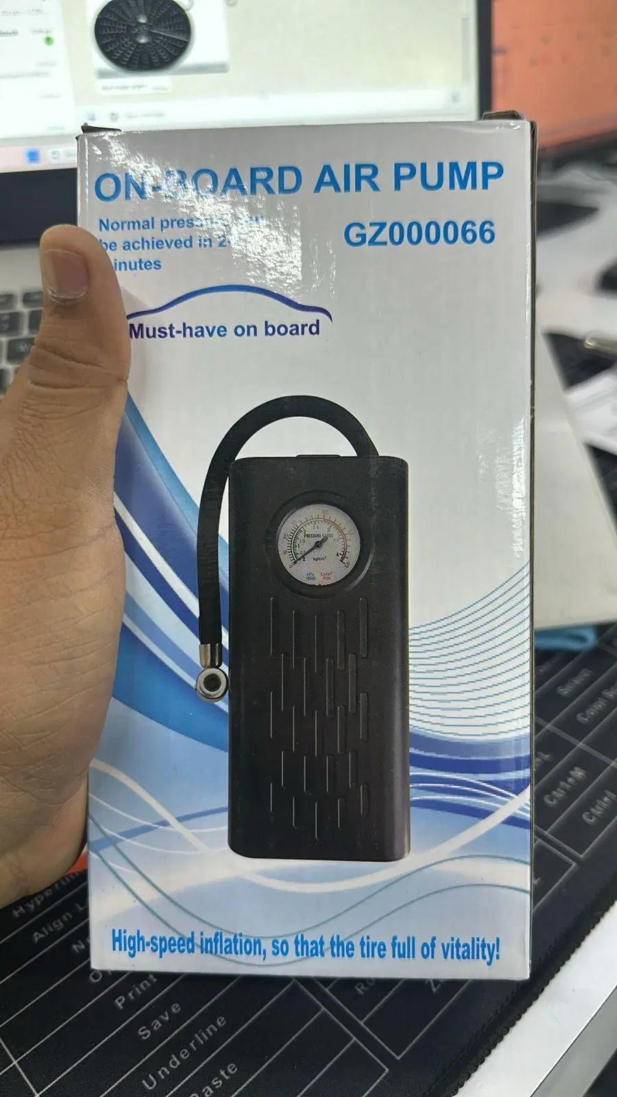 Portable Air Compressor Tire Inflator – Digital Car/Bike Pump | Fast & Automatic Inflation
