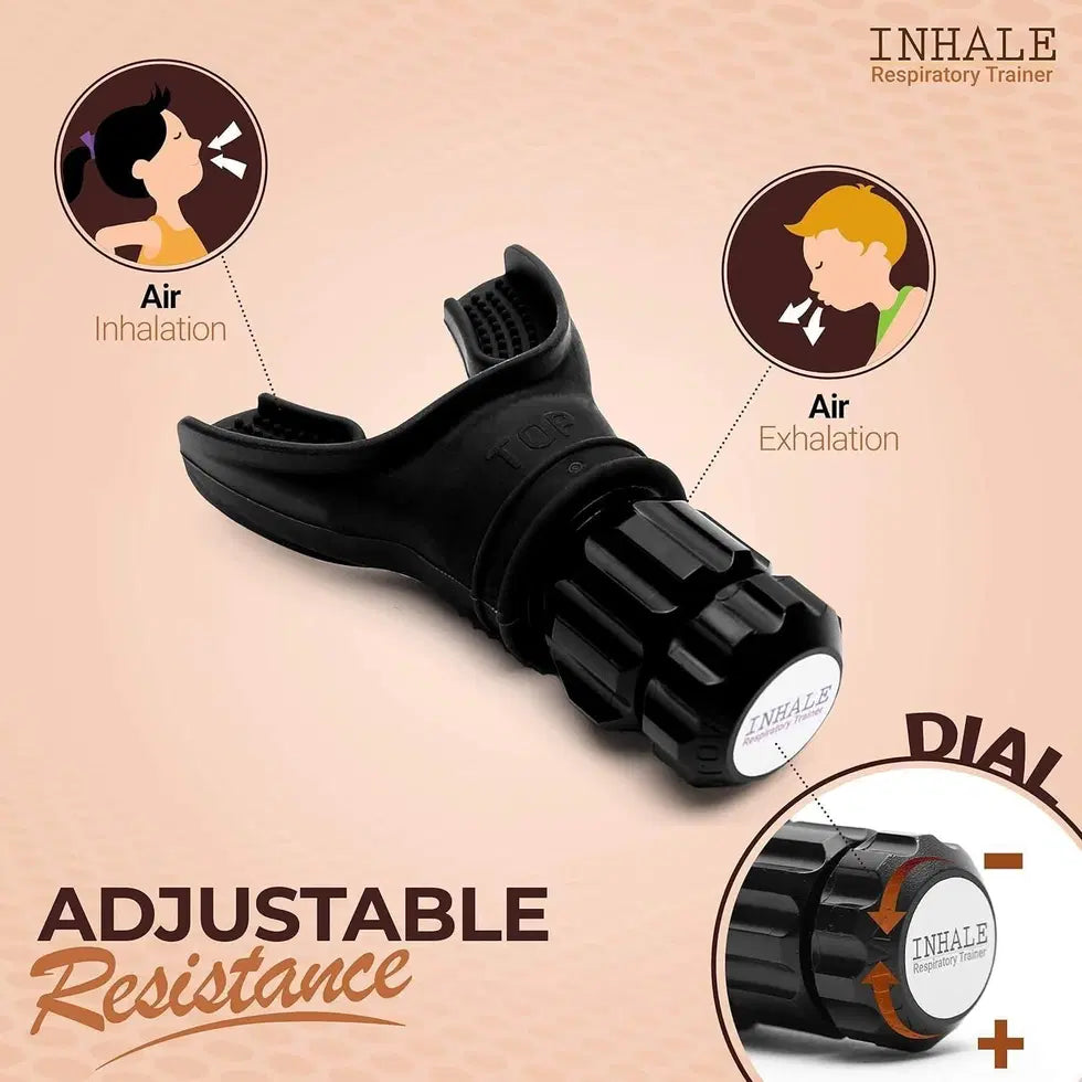 Breathing Exercise Device – Lung Strength Trainer | Improve Oxygen Level & Stress Relief