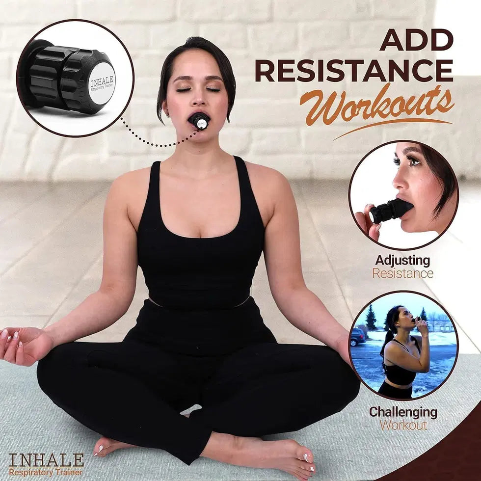 Breathing Exercise Device – Lung Strength Trainer | Improve Oxygen Level & Stress Relief