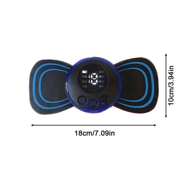 Mini Electric Massager – 8 Modes & 19 Levels | Rechargeable Pain Relief Device for Full Body