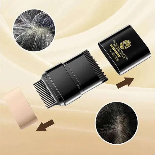 🖤 Instant Hair Dye Stick with Comb – Cover Grey Hair in Seconds | Mess-Free & Long Lasting 😍